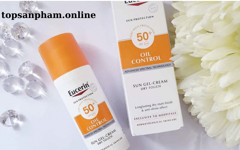 Kem chong nang Eucerin Sun Gel Cream Oil Control Dry Touch SPF 50