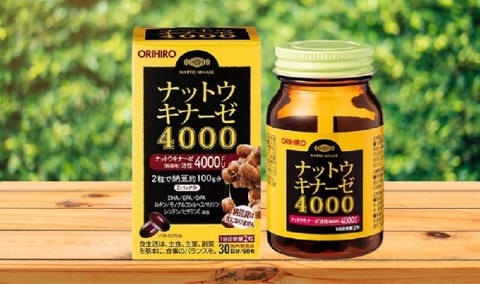 Thực phẩm chức năng Nhật Bản cho người trung niên Orihiro Nattokinase 4000FU